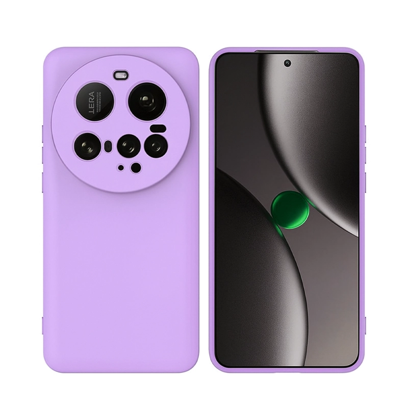 CARCASA FUNDA COMPATIBLE CON XIAOMI 15 ULTRA GOMA LILA - 1