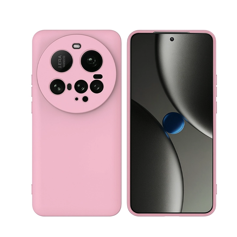 CARCASA FUNDA COMPATIBLE CON XIAOMI 15 ULTRA GOMA ROSADO - 1
