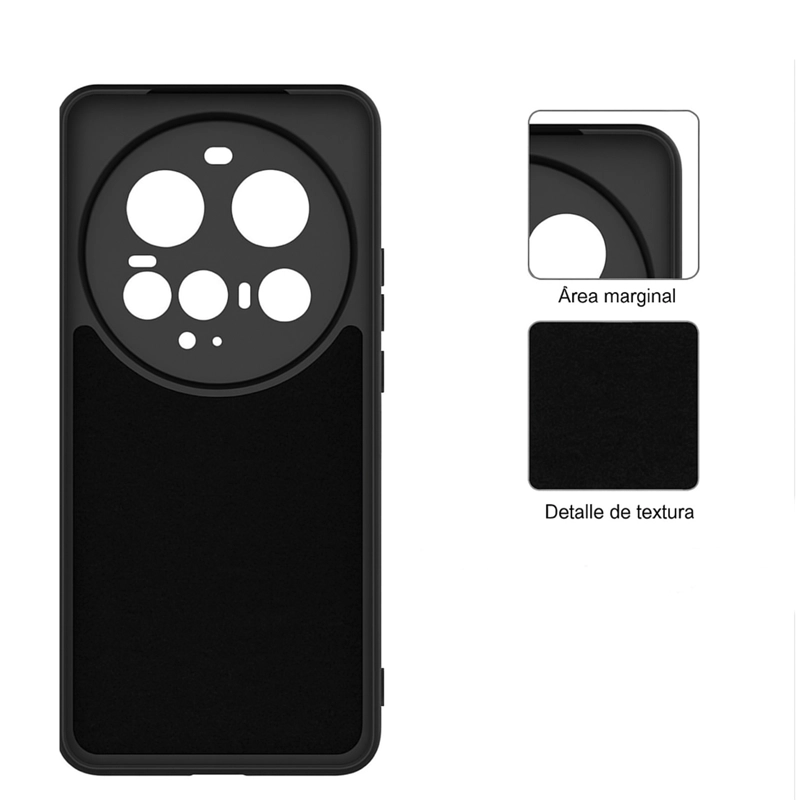 CARCASA FUNDA COMPATIBLE CON XIAOMI 15 ULTRA GOMA ROSADO - 4