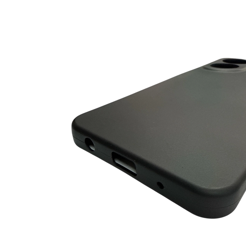 CARCASA FUNDA MICA CLEAR PARA XIAOMI REDMI A5 GOMA NEGRO - 4