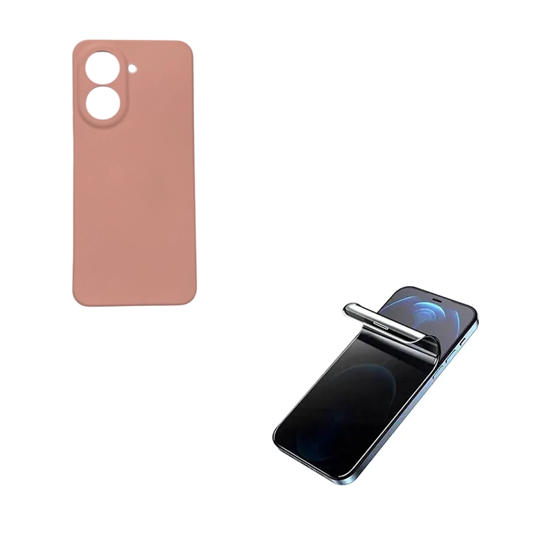 CARCASA FUNDA MICA ANTIESPIA PARA XIAOMI REDMI A5 GOMA ROSADO - 1