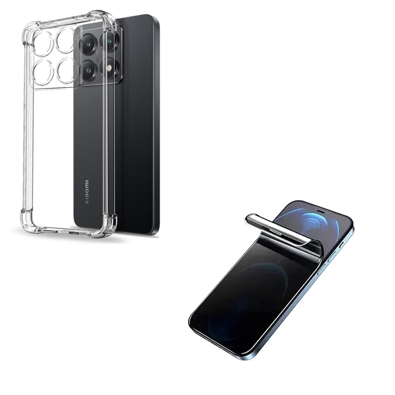 CARCASA TRANSPARENTE MICA ANTIESPIA PARA XIAOMI 14T PRO - 1