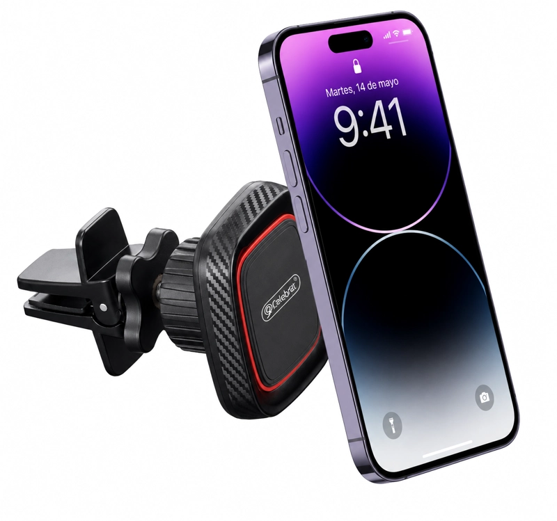 SOPORTE PARA AUTO 360 PARA REJILLA PINZA DEL AIRE IMANTADO - 2