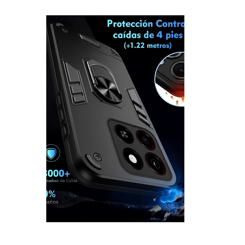 CARCASA ARMADURA ANTIGOLPE PARA MOTO EDGE 60 FUSION COLOR - 2