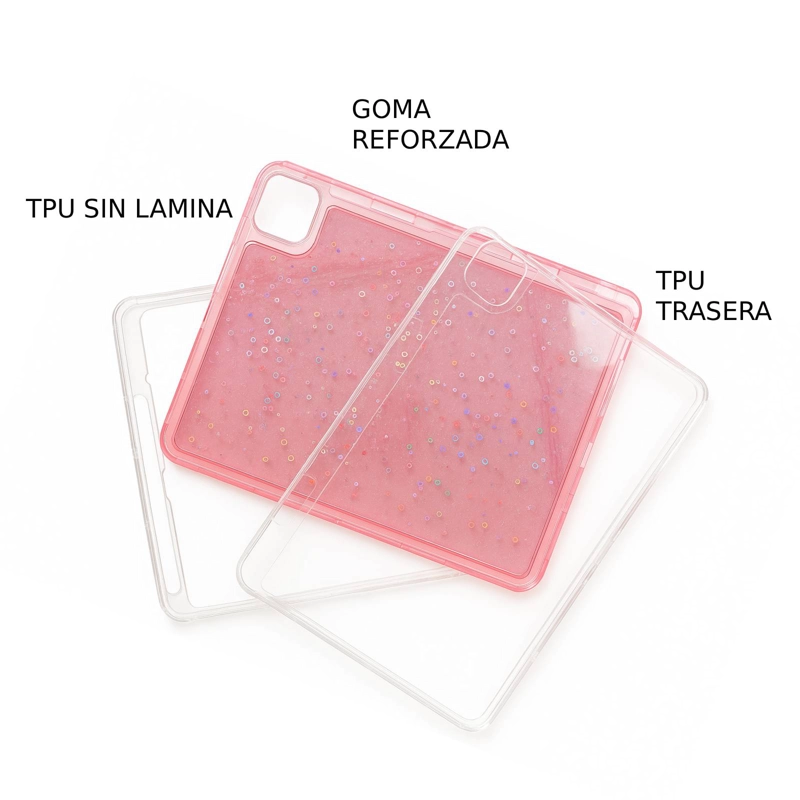 FUNDA ANTIGOLPE 360 BRILLO PARA IPAD AIR 11 M2/M3 NEGRO - 2