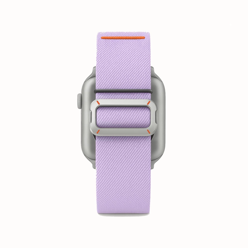 GENÉRICO CORREA VELCRO NYLON PARA APPLE WATCH 44 45 46 49MM LILA