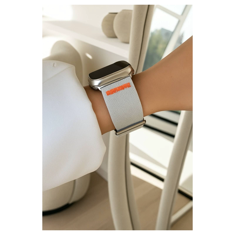 CORREA VELCRO NYLON PARA APPLE WATCH 44 45 46 49MM LILA - 2