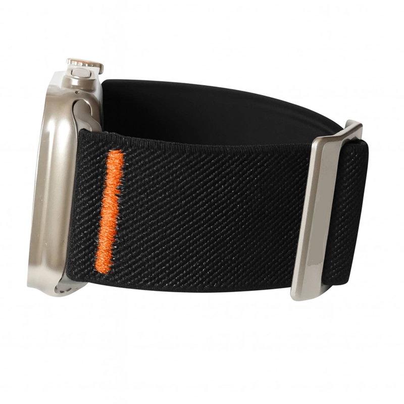 CORREA VELCRO NYLON PARA APPLE WATCH 44 45 46 49MM LILA - 5