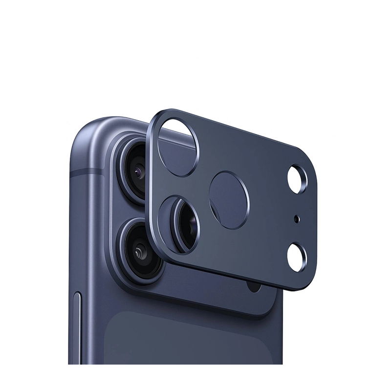 LAMINA MICA VIDRIO COMPLETA CAMARA PARA IPHONE 17 PRO MAX AZUL - 1