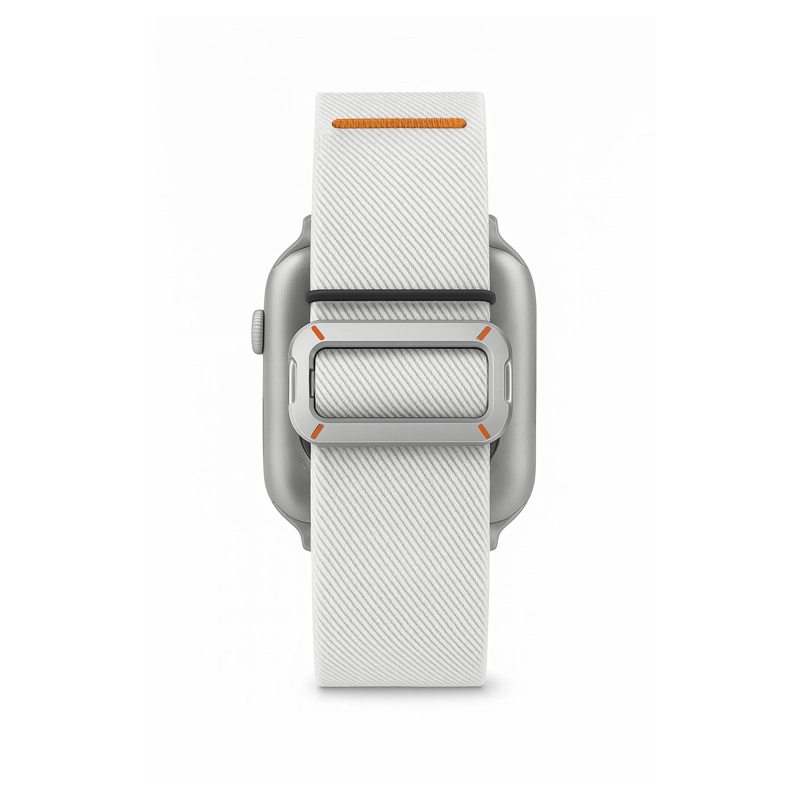 CORREA VELCREO NYLON PARA APPLE WATCH 38 40 41 42MM BLANCO - 1