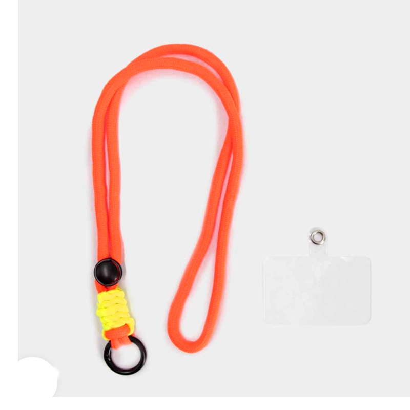 STRAP COLGANTE PARA CELULAR CORDON UNIVERSAL NARANJA - 1