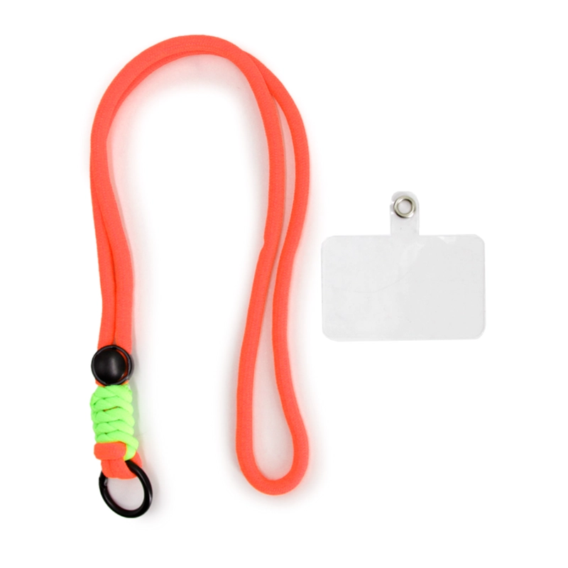 STRAP COLGANTE PARA CELULAR CORDON UNIVERSAL NARANJA - 2