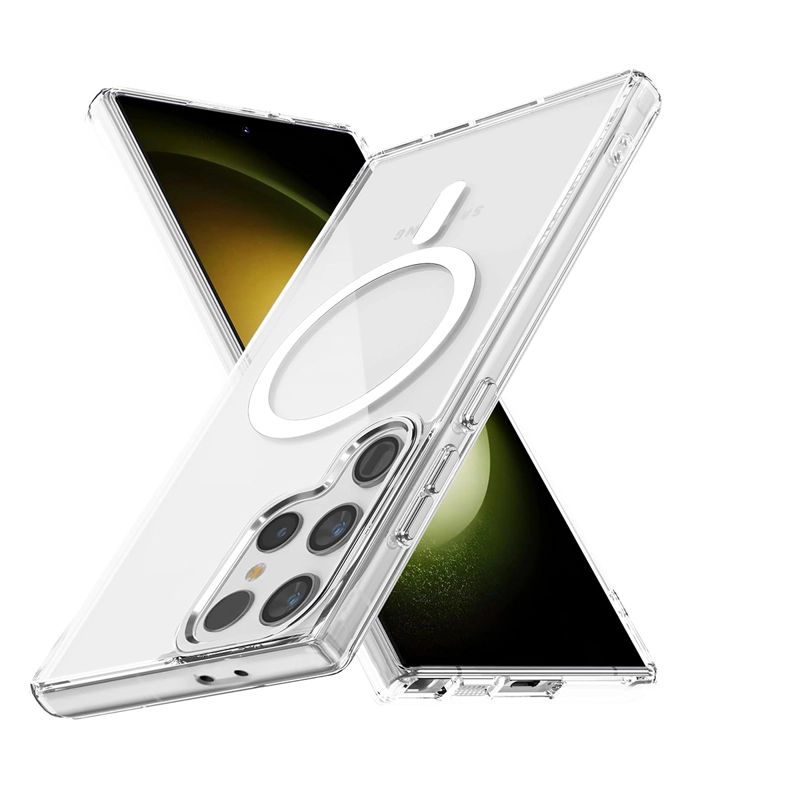 CARCASA FUNDA TRANSPARENTE PARA SAMSUNG S25 ULTRA MAGSAFE - 1