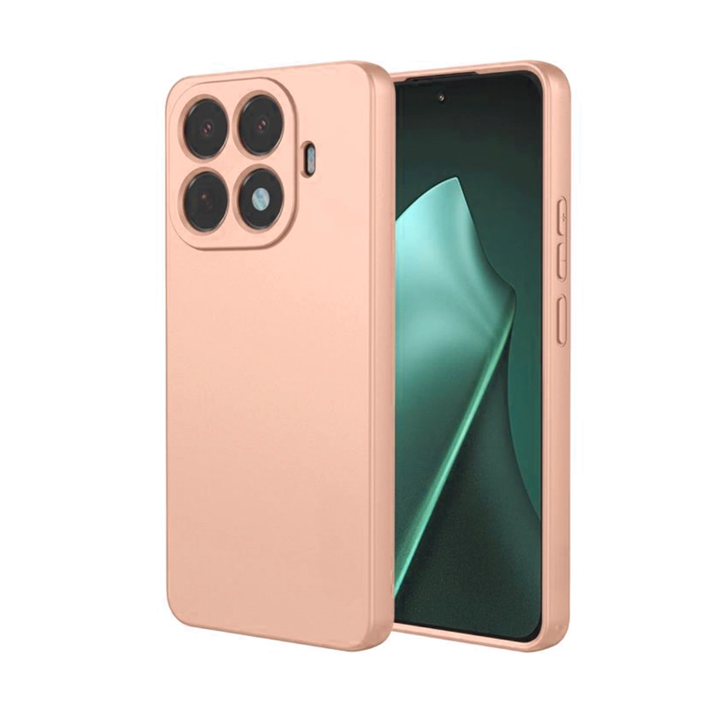 GENÉRICO CARCASA COMPATIBLE CON XIAOMI 15T PRO GOMA ROSADO