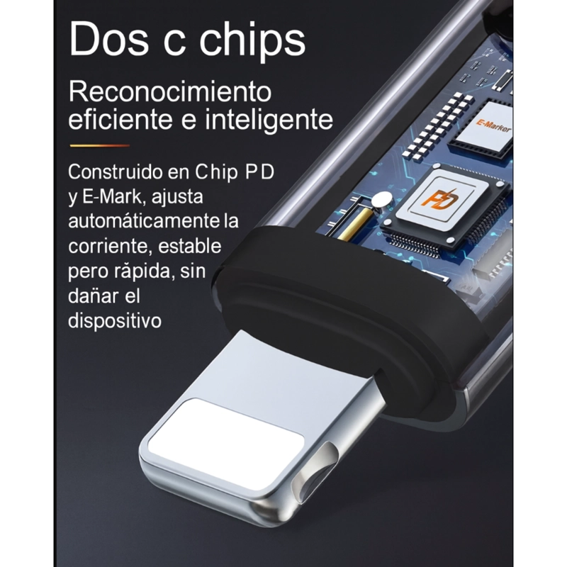 ADAPTADOR OTG PARA CARGA USB-C SALIDA COMPATIBLE CON IPHONE - 4