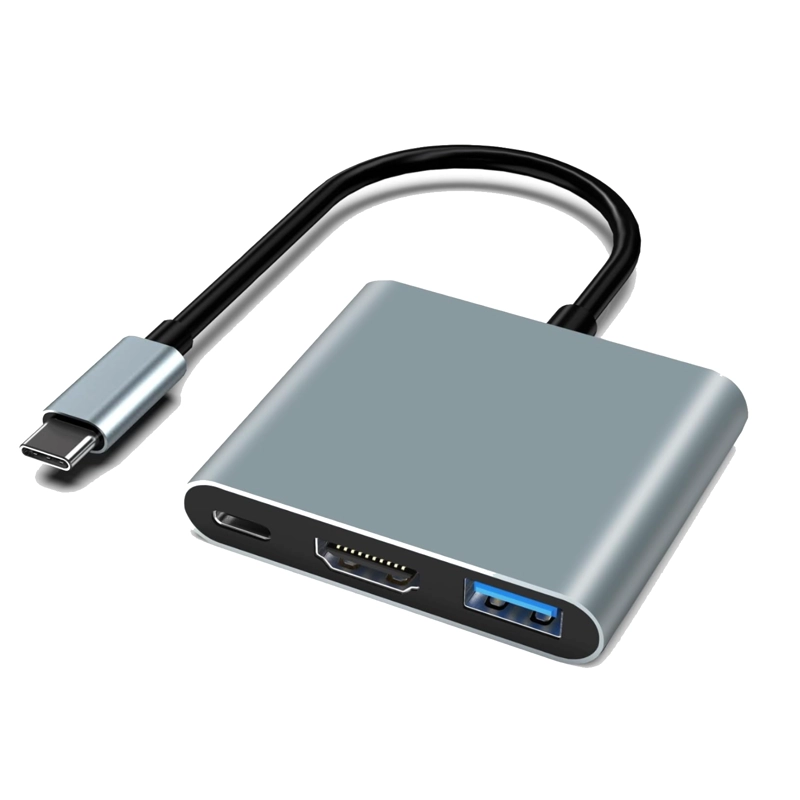 ADAPTADOR USB-C COMPATIBLE CON HDMI / USB TYPE C USB 3.0 4K - 1