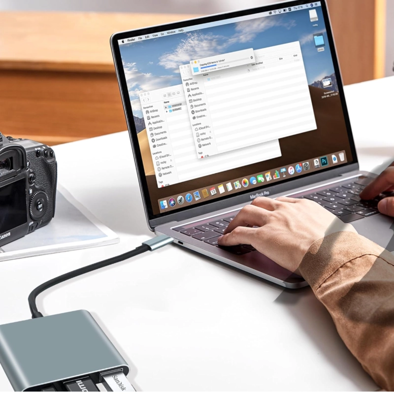 ADAPTADOR USB-C COMPATIBLE CON HDMI / USB TYPE C USB 3.0 4K - 3