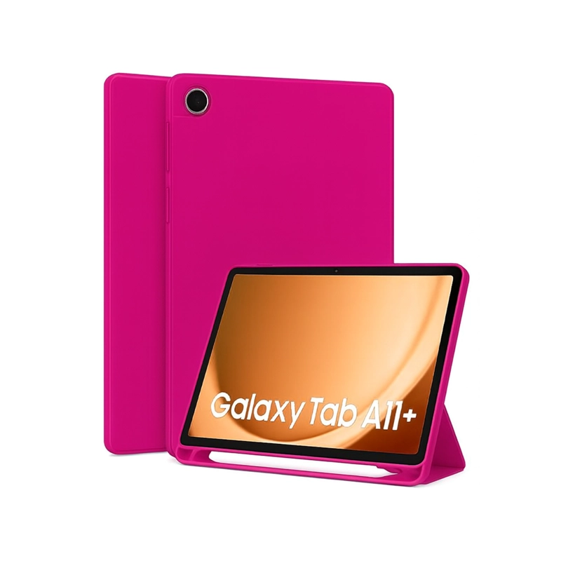 FUNDA SMART COVER PARA SAMSUNG GALAXY A11+ PLUS FUCSIA - 1