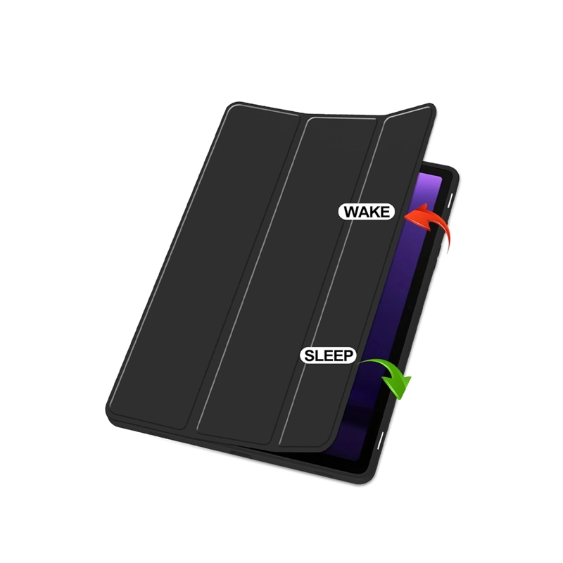 FUNDA SMART COVER COMPATIBLE CON TAB SAMSUNG GALAXY A11 NORMAL NEGRO - 3