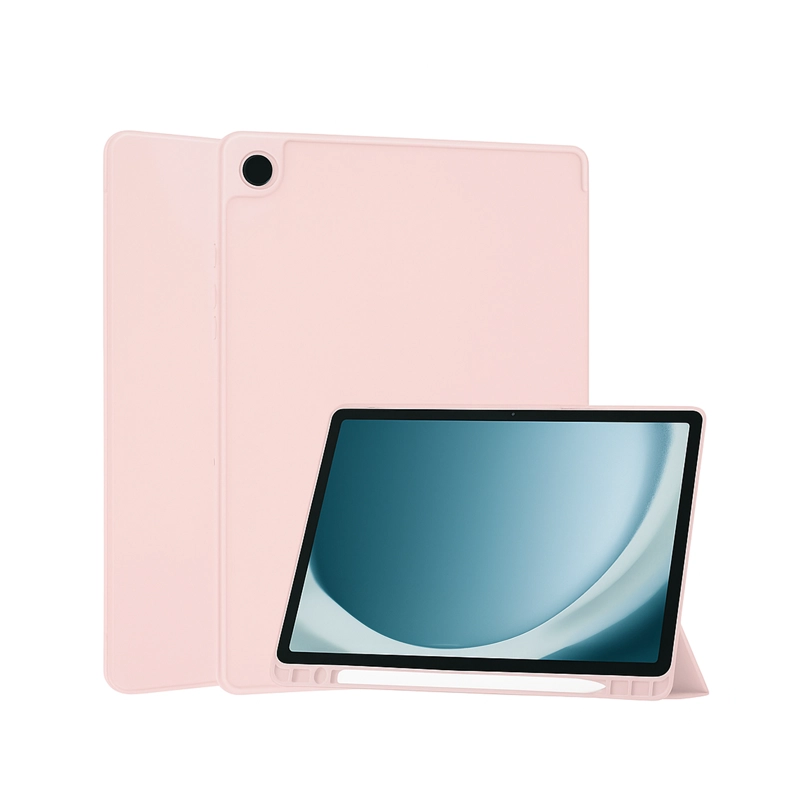 FUNDA SMART COVER COMPATIBLE CON TABLET SAMSUNG GALAXY A11 NORMAL ROSADO - 1