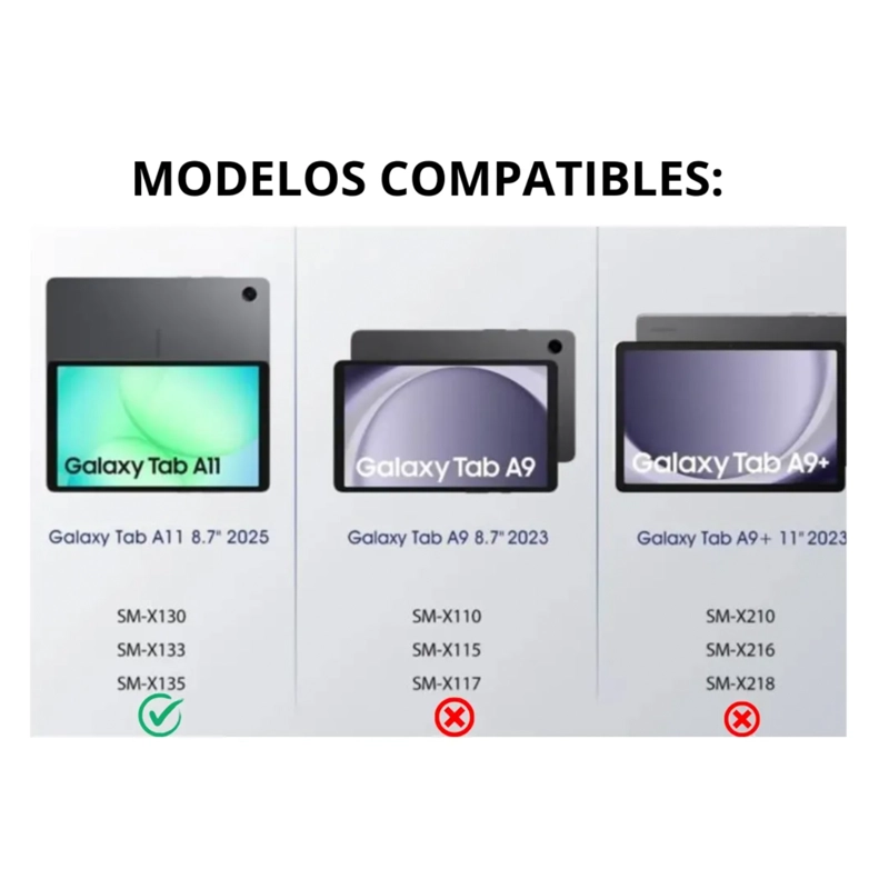 FUNDA SMART COVER COMPATIBLE CON TABLET SAMSUNG GALAXY A11 NORMAL ROSADO - 5
