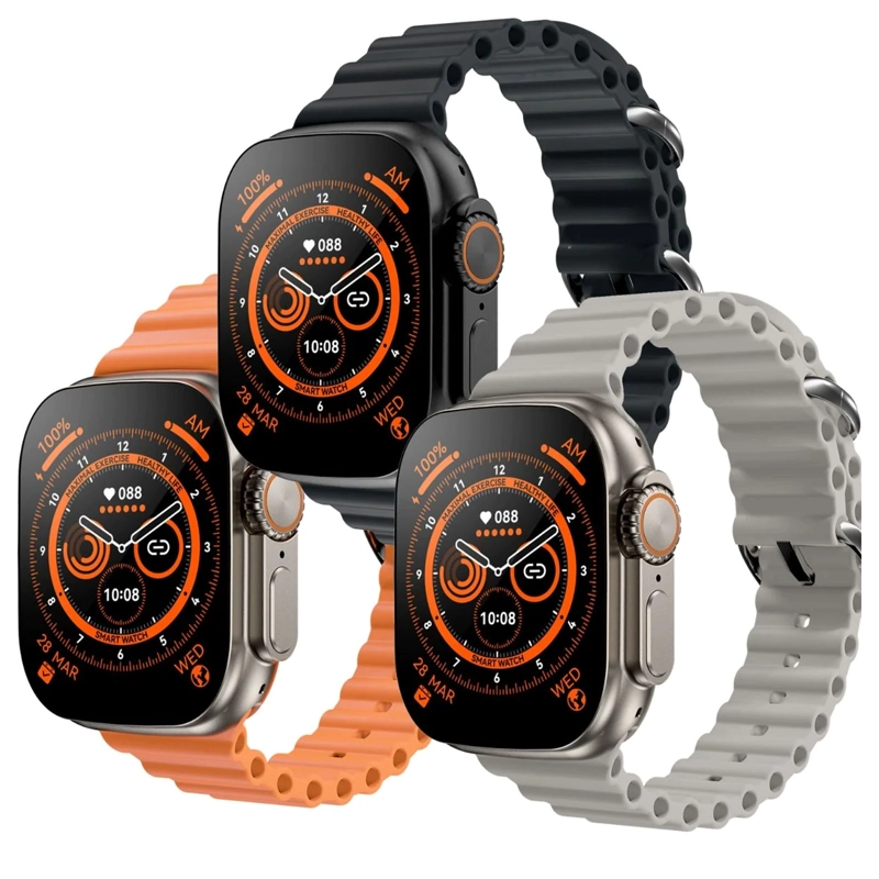 RELOJ INTELIGENTE SMARTWATCH SPORT 49MM 2 CORREAS M70 VERDE - 4