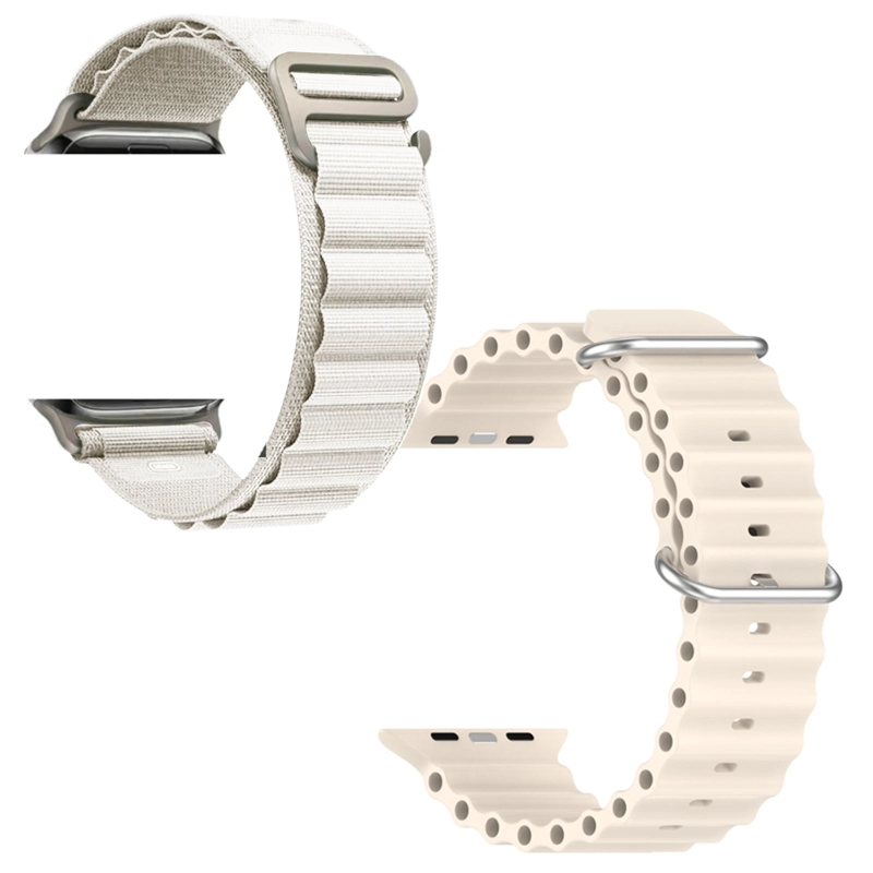 RELOJ INTELIGENTE SMARTWATCH SPORT 49MM 2 CORREAS M70 GRIS - 2