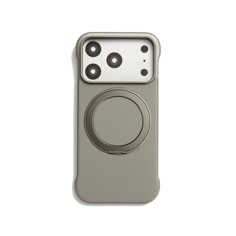 JOIGO CARCASA FUNDA PARA IPHONE 17 PRO SYNDE ANILLO GRIS