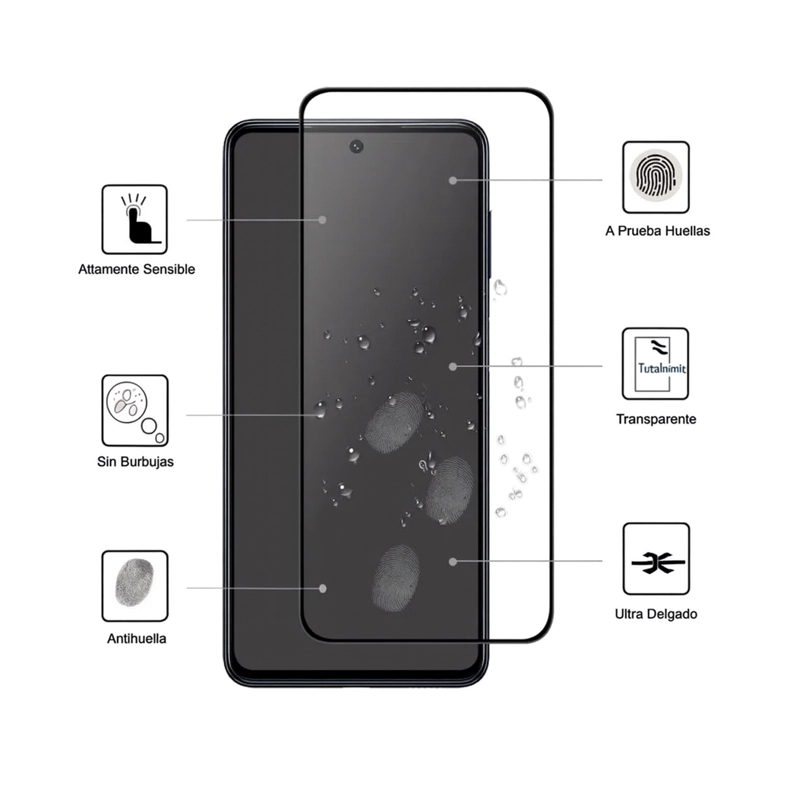 MICA PROTECTORA DE VIDRIO COMPATIBLE CON SAMSUNG S24 FE - 4