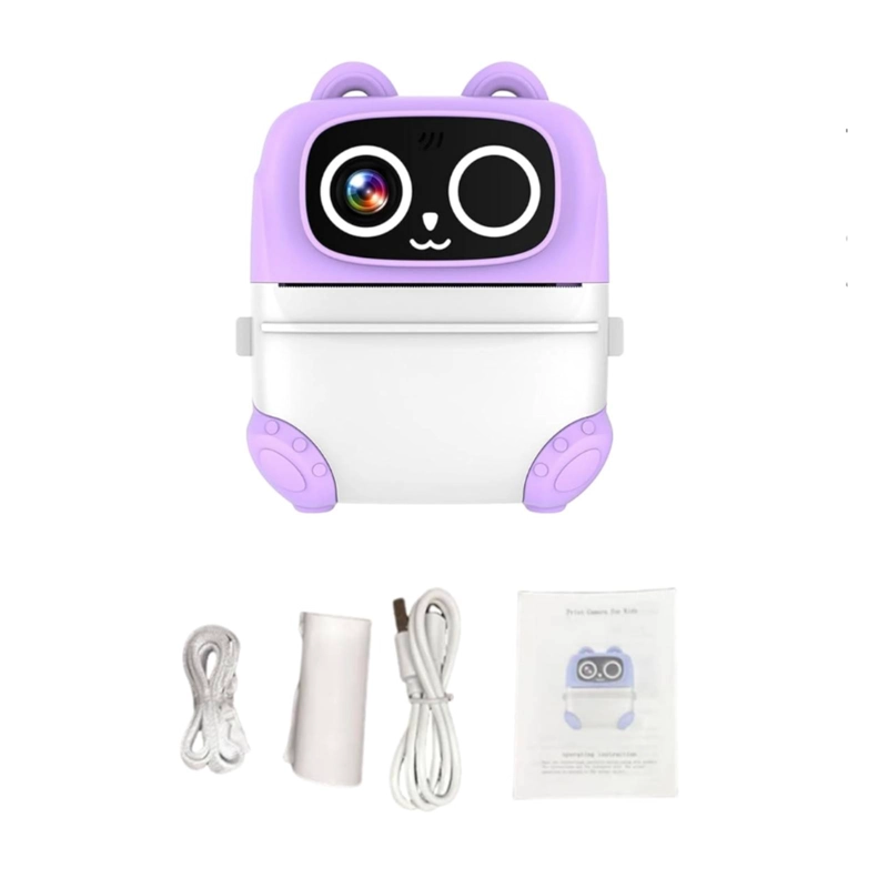CAMARA DIGITAL PARA NIÑOS ANIMADA FOTO VIDEO 1080P LILA - 2