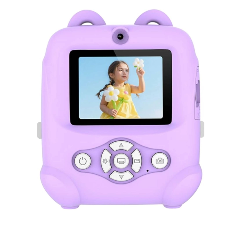 CAMARA DIGITAL PARA NIÑOS ANIMADA FOTO VIDEO 1080P LILA - 3