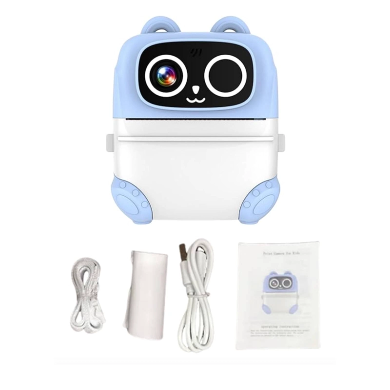CAMARA DIGITAL PARA NIÑOS ANIMADA FOTO VIDEO 1080P CELESTE - 2