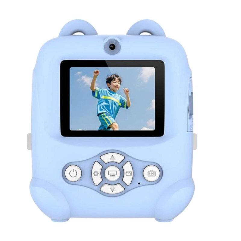 CAMARA DIGITAL PARA NIÑOS ANIMADA FOTO VIDEO 1080P CELESTE - 4