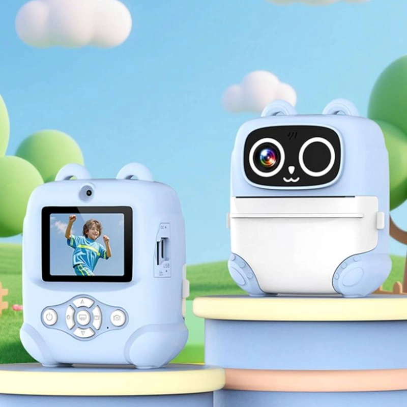 CAMARA DIGITAL PARA NIÑOS ANIMADA FOTO VIDEO 1080P CELESTE - 5