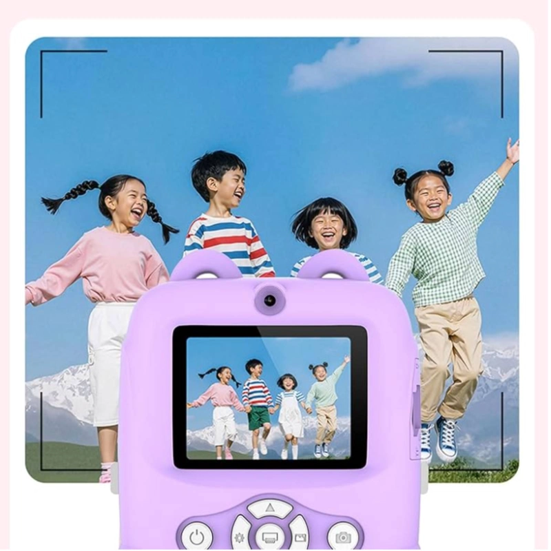 CAMARA DIGITAL PARA NIÑOS ANIMADA FOTO VIDEO 1080P CELESTE - 6