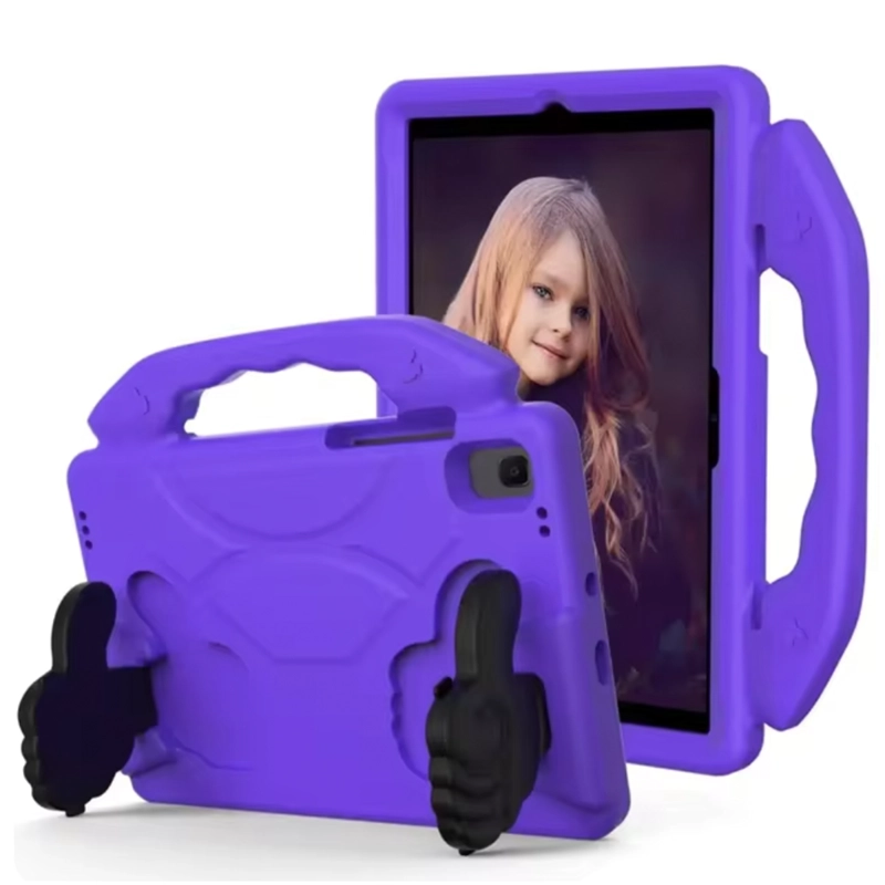 CARCASA NIÑOS ANTIGOLPE COMPATIBLE CON TABLET SAMSUNG A11 8.7 MORADO - 1