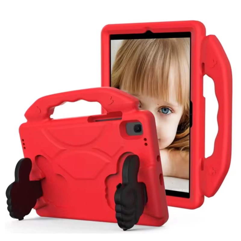 CARCASA NIÑOS ANTIGOLPE COMPATIBLE CON TABLET SAMSUNG A11 8.7 ROJO - 1