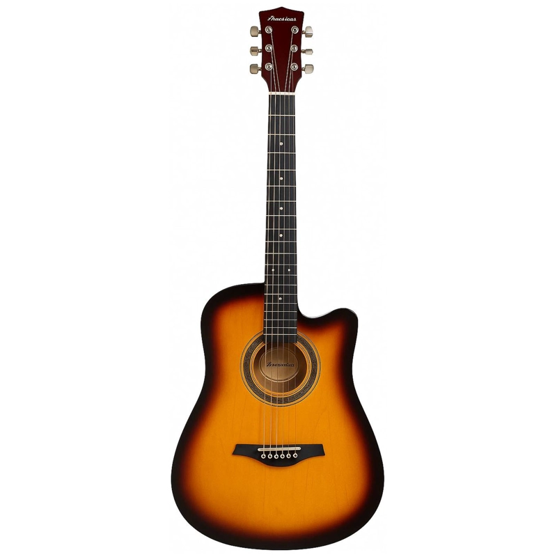 GUITARRA ACUSTICA 39 PULGADAS + FUNDA SUNBURDST HENDRIX - 1
