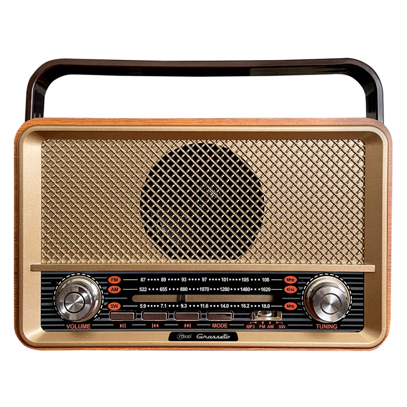 RADIO AM FM VINTAGE REPRODUCTOR BLUETOOTH RETRO GROSSETO 914 - 1