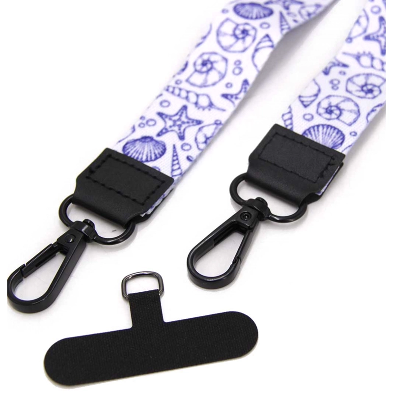 STRAP COLGANTE PARA CARCASA CELULAR UNIVERSAL DISEÑOS AZUL - 4