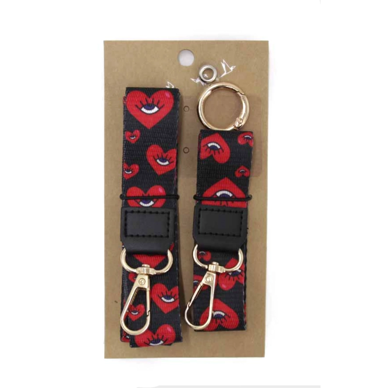 STRAP COLGANTE PARA CARCASA CELULAR UNIVERSAL DISEÑOS ROJO - 2