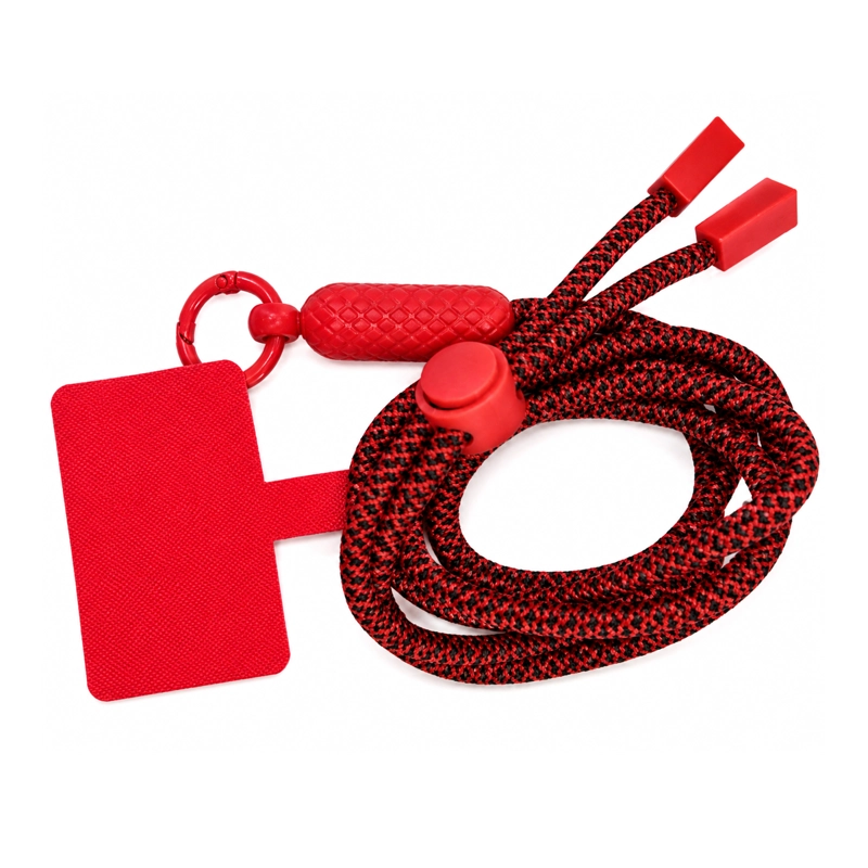 STRAP COLGANTE PARA CARCASA CELULAR UNIVERSAL ROJO - 1