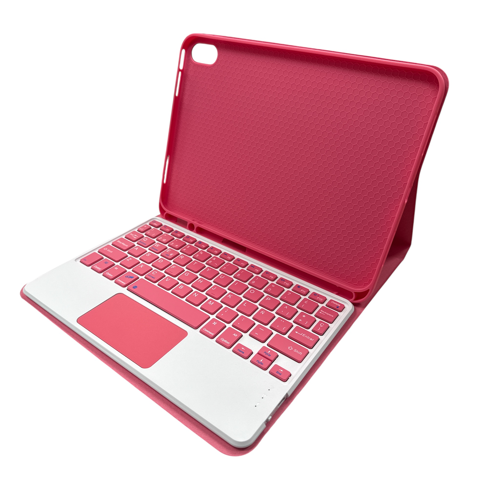 FUNDA CON TECLADO ESPAÑOL TOUCHPAD PARA IPAD A16 2025 11TH G FUCSIA - 7