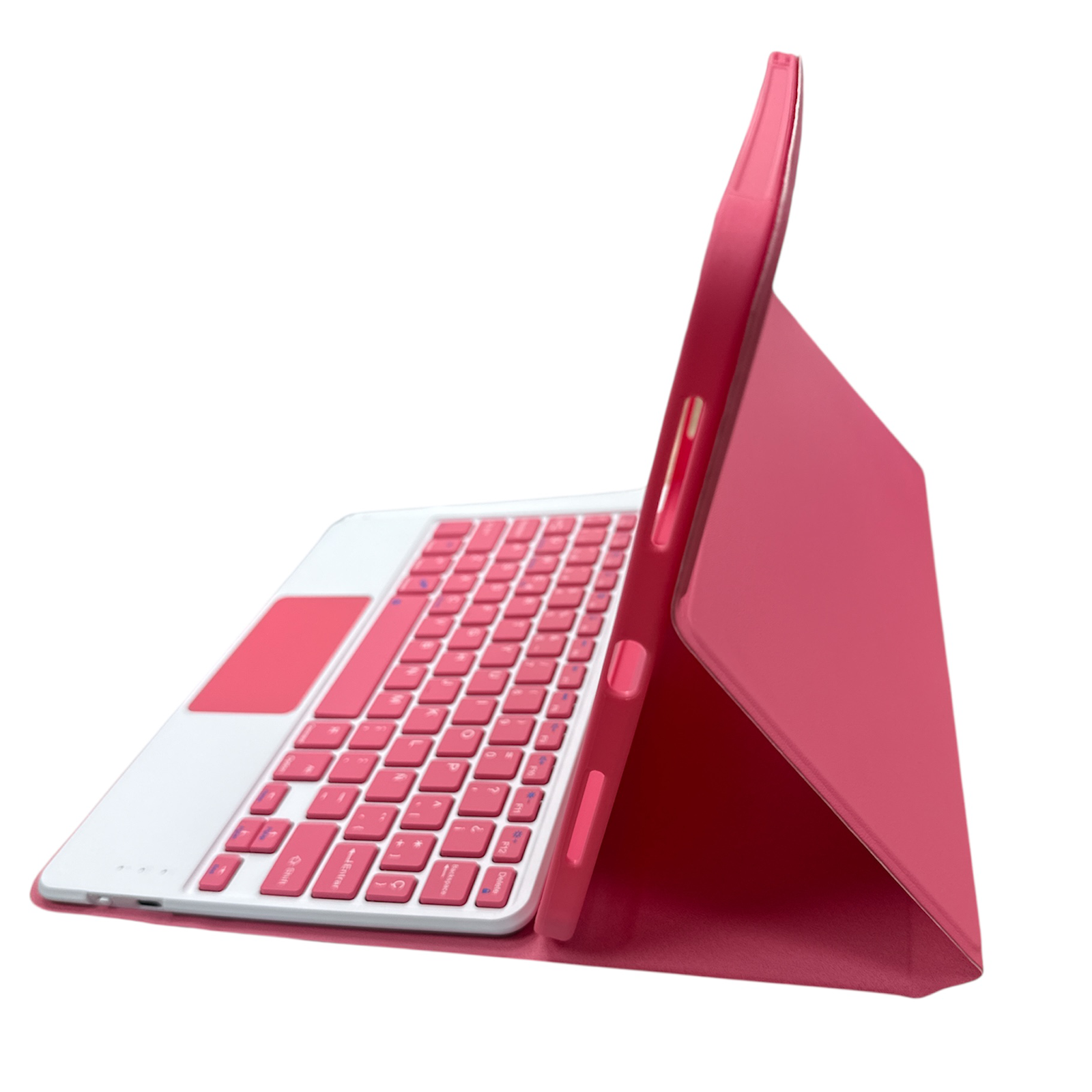 FUNDA CON TECLADO ESPAÑOL TOUCHPAD PARA IPAD A16 2025 11TH G FUCSIA - 8