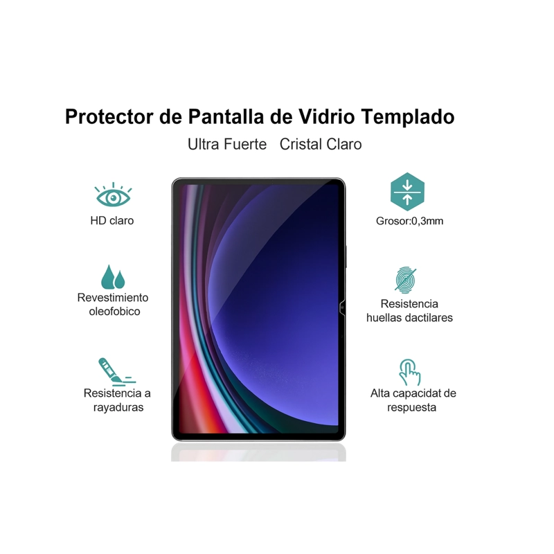 LAMINA MICA DE VIDRIO TEMPLADO PARA TABLET SAMSUNG S11 ULTRA - 3