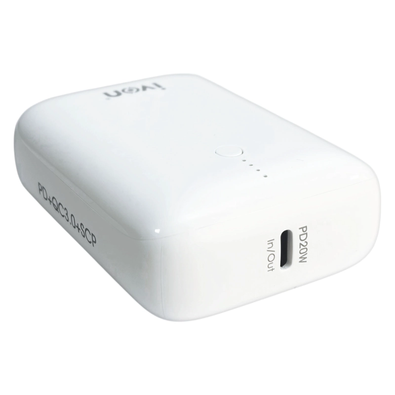 BATERIA EXTERNA POWER BANK CARGA RAPIDA 10000MAH PB12 BLANCO - 3