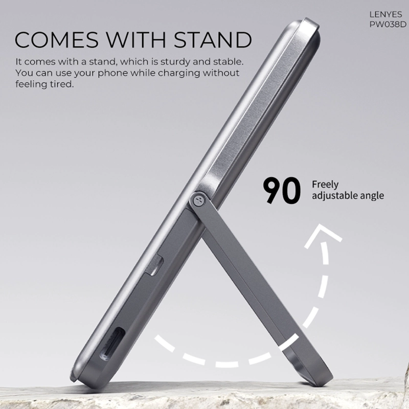 BATERIA EXTERNA POWER BANK MAGNETICO 5000MAH METALICA PW038D - 3
