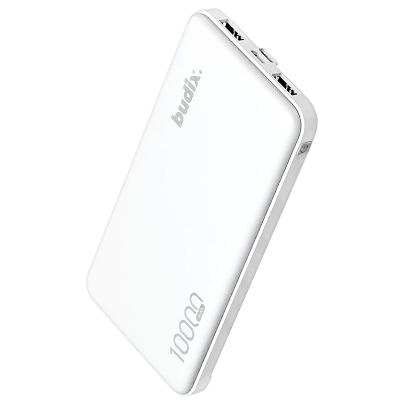 BATERIA EXTERNA POWER BANK 10000MAH BUDIX BU-SY155 BLANCO - 1