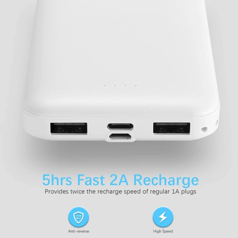 BATERIA EXTERNA POWER BANK 10000MAH BUDIX BU-SY155 BLANCO - 2