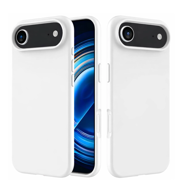 GENÉRICO CARCASA FUNDA COMPATIBLE CON IPHONE 17 AIR GOMA BLANCO